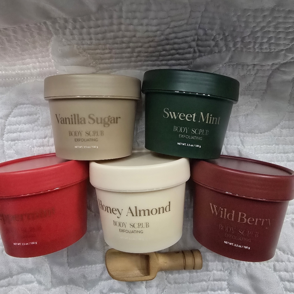 Exfoliating Body Scrub Set - Multi-Color 3.5oz